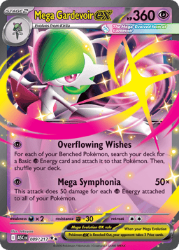 2026 Mega Gardevoir ex #89 Ascended Heroes