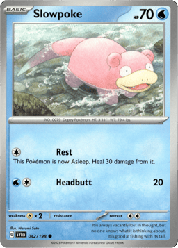 2023 Slowpoke #42 Scarlet & Violet