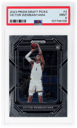 2023 Panini Prizm Draft Picks Victor Wembanyama #2 PSA 9