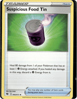 2020 Suspicious Food Tin #66 Champion's Path