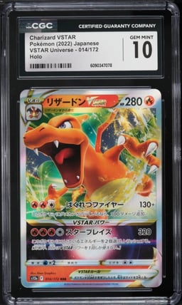 2022 Pokemon Japanese Sword & Shield VSTAR Universe Holo Charizard VSTAR #14 CGC 10 GEM MINT