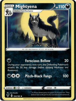 2020 Mightyena #104 Vivid Voltage