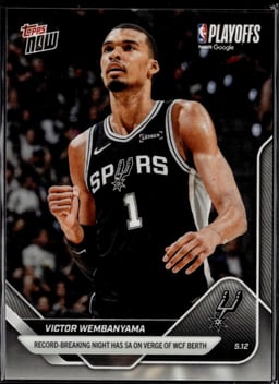 2026 Victor Wembanyama #310 Topps Now Playoffs