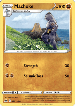 2022 Machoke #87 Lost Origin