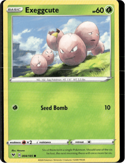 2020 Exeggcute #4 Vivid Voltage