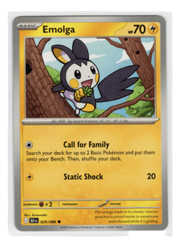 2025 Emolga #29 Black Bolt