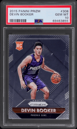 2015 Panini Prizm Devin Booker #308 PSA 10