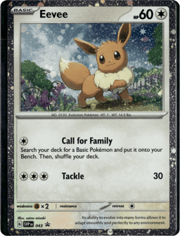 2023 Eevee #43 Scarlet & Violet Black Star Promos