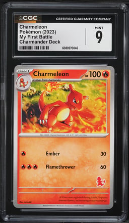 2023 Pokemon Scarlet & Violet My First Battle Deck Charmeleon CGC 9 MINT
