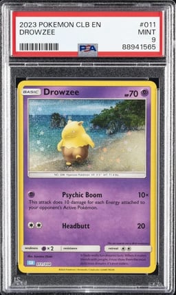 2023 POKEMON CLB-TRADING CARD GAME CLASSIC #011 DROWZEE PSA 9