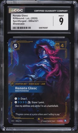 2026 Riftbound League Of Legends LoL Spiritforged Renata Glasc #88a CGC 9 MINT