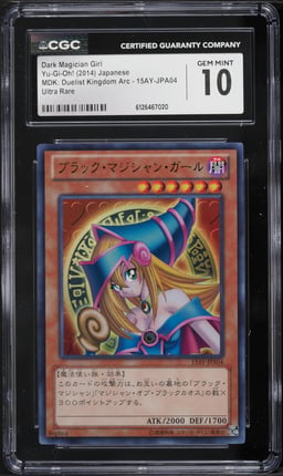 2014 Yu-Gi-Oh! Japanese MDK: DKA Dark Magician Girl #15AY-JPA04 CGC 10 GEM MINT