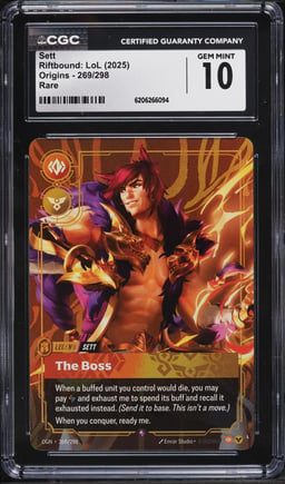 2025 Riftbound League Of Legends LoL Origins Sett #269 CGC 10 GEM MINT