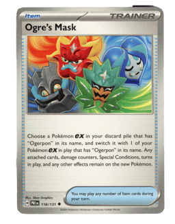 2025 Ogre's Mask #118 Prismatic Evolutions