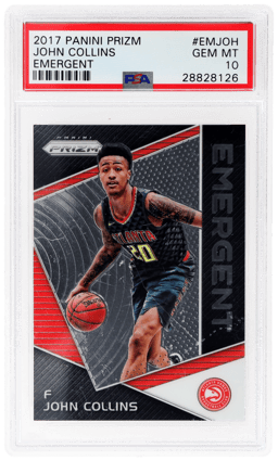 2017 Panini Prizm Emergent John Collins #EMJOH PSA 10