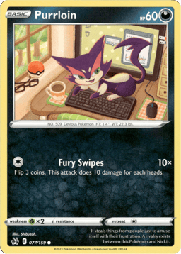 2023 Purrloin #77 Crown Zenith