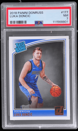 2018 Panini Donruss Rated Rookie Luka Doncic #177 PSA 7