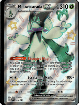 2023 Meowscarada ex #78 Scarlet & Violet Black Star Promos