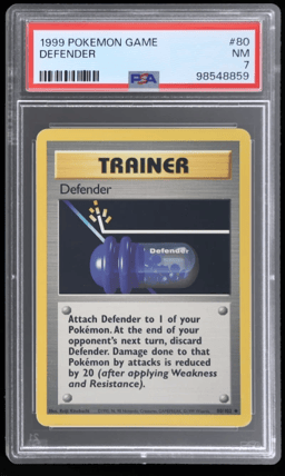 1999 Pokemon Game Defender #80 PSA 7