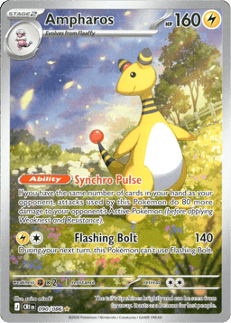 2026 Ampharos #90 Chaos Rising