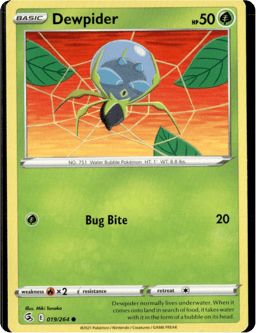 2021 Dewpider #19 Fusion Strike