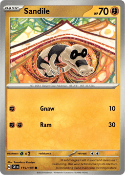 2023 Sandile #115 Scarlet & Violet