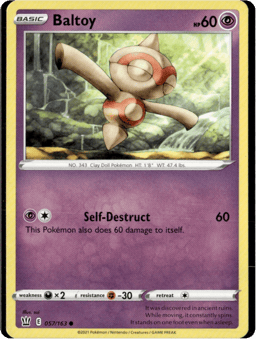2021 Baltoy #57 Battle Styles