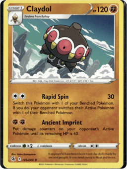 2021 Claydol #145 Fusion Strike