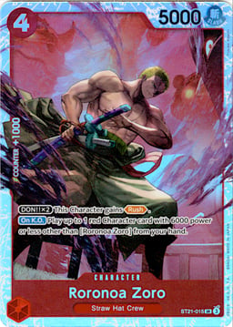 2025 Roronoa Zoro (foil) #15 EX Gear 5