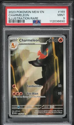 2023 Pokemon Scarlet & Violet 151 IR Charmeleon #169 PSA 9 MINT