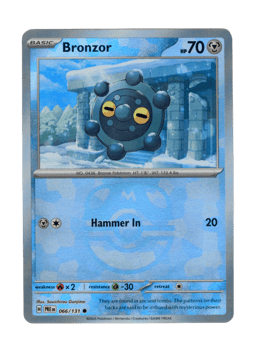 2025 Bronzor  (Master Ball) #66 Prismatic Evolutions