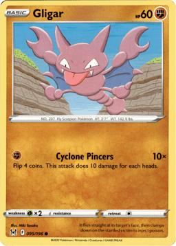 2022 Gligar #95 Lost Origin