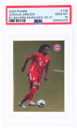 2020 Panini Fc Bayern Munchen '20-'21 Joshua Zirkzee #136 PSA 10