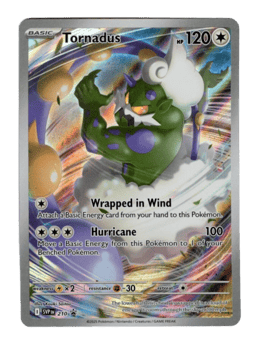 2023 Tornadus #210 Scarlet & Violet Black Star Promos