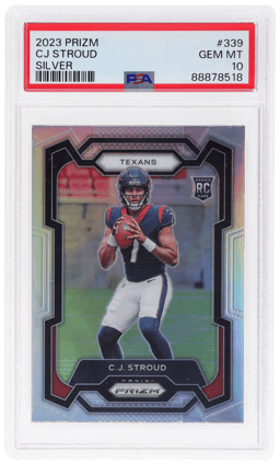 2023 Panini Prizm Silver Prizm CJ Stroud #339 PSA 10