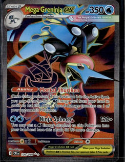 2026 Mega Greninja ex #100 Chaos Rising