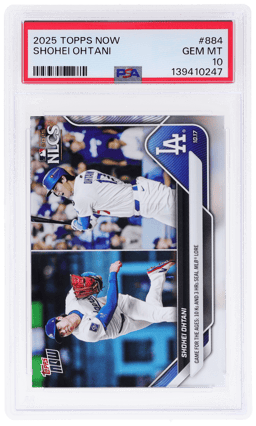 2025 Topps Now Shohei Ohtani #884 /253309 PSA 10