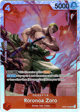 2025 Roronoa Zoro (foil) #15 EX Gear 5