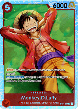 2025 Monkey.D.Luffy (foil) #14 EX Gear 5