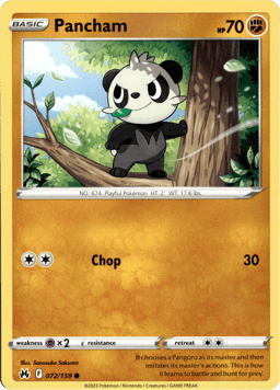 2023 Pancham #72 Crown Zenith