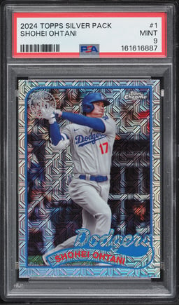 2024 Topps Chrome Silver Pack '89 Shohei Ohtani #2T89C-1 PSA 9 MINT
