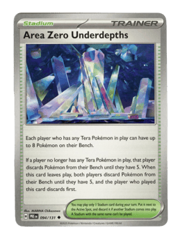 2025 Area Zero Underdepths #94 Prismatic Evolutions