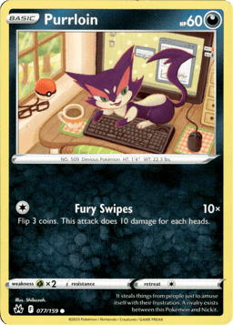 2023 Purrloin #77 Crown Zenith