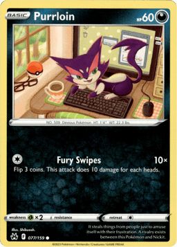 2023 Purrloin #77 Crown Zenith