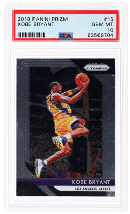 2018 Panini Prizm Kobe Bryant #15 PSA 10