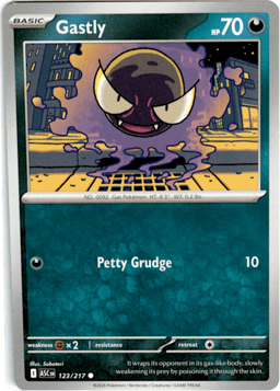 2026 Gastly #123 Ascended Heroes