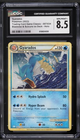 2023 Pokemon SV Classic Blastoise & Suicune Ex Deck Holo Gyarados #7 CGC 8.5 NM-MT+