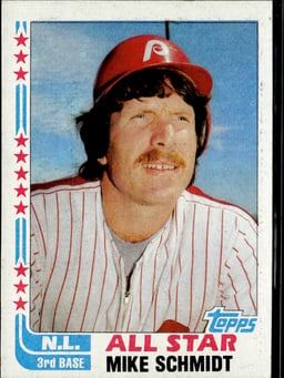 1982 Mike Schmidt #339 Baseball