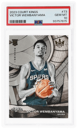 2023 Panini Court Kings Victor Wembanyama #73 PSA 10