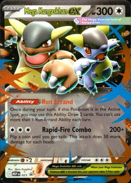 2025 Mega Kangaskhan ex #25 Mega Evolution Black Star Promos